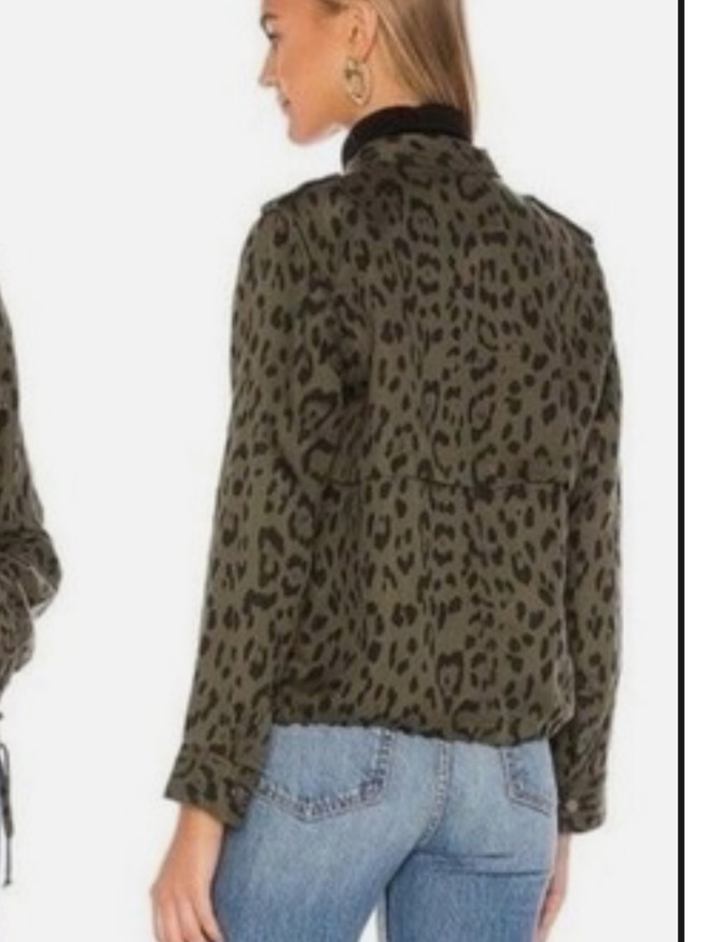 Rails Olive Leopard Utility Jacket - Picture 7 of 7